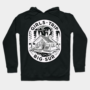 Big Sur Cabin Retreat | Girls' Forest Adventure Tee Hoodie